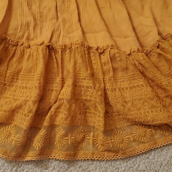 Anthropologie Staring At Stars Lace Trim Cami Tank Top - XS - Picture 10 of 11